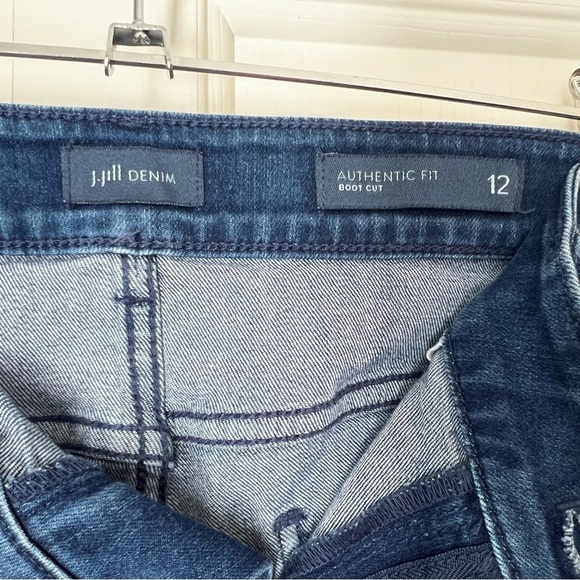 J Jill Authentic Fit Bootcut Denim Jeans Size 12 - Picture 4 of 4